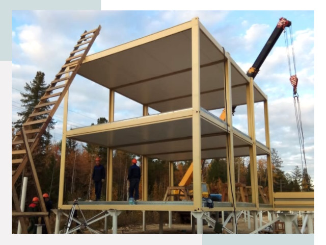 Строительство модульных здания Шадринск