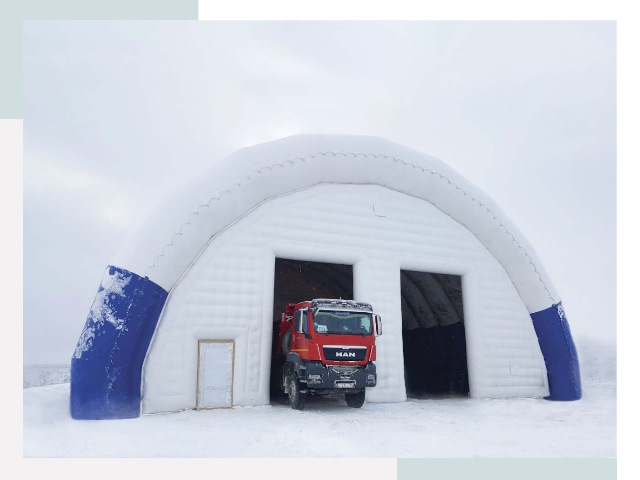 Мобильные ангары в Шадринске