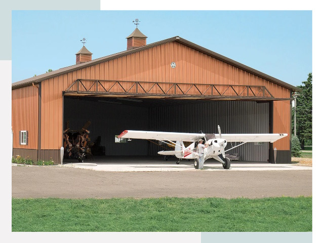 Ангары для самолетов в Шадринске