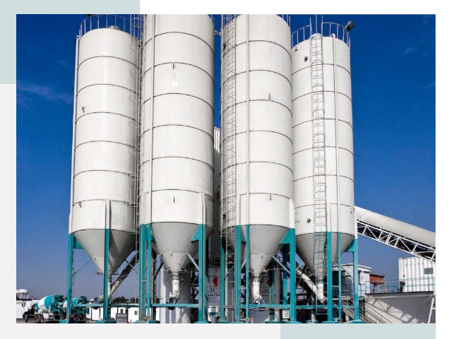 Строительство цементных силосов в Шадринске
