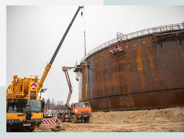 Монтаж резервуаров в Шадринске от 620 руб. за м³