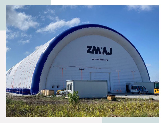 Брендирование ангаров в Шадринске