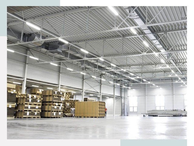 Освещение ангаров в Шадринске