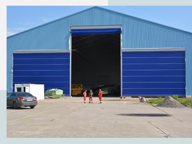 Ангарные ворота в Шадринск от СтальСтрой-Шдр по цене 620 руб.