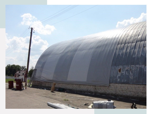 Ремонт ангаров в Шадринске