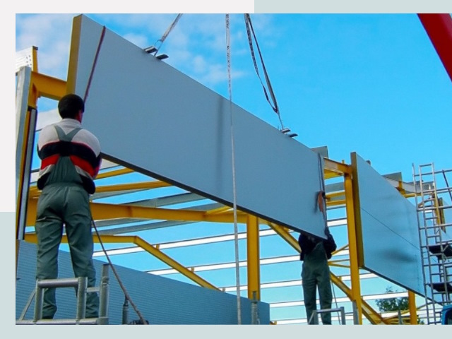 Монтаж сэндвич-панелей в Шадринске от 620 руб.